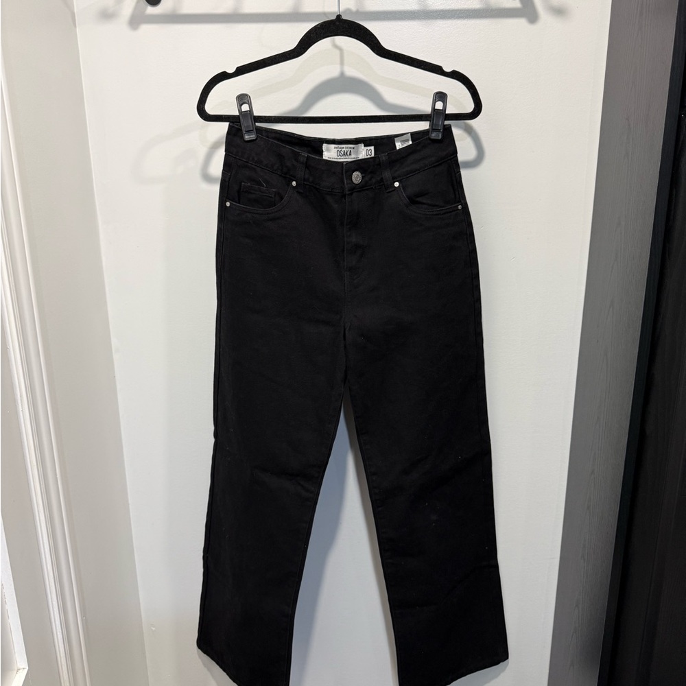 Refuge Osaka Women's Straight Leg Black Jeans